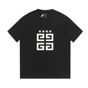 High Quality AAA Givenchy Short Sleeves Ash Cotton Long-Staple