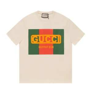 Reps Gucci Short-Sleeved T-Shirt Black Cotton Pure Spring Summer