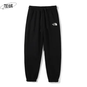 Reps High Quality The North Face Sweatpants Red Fleece Fabric Autumn Winter And