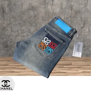 Luxury Designer Loewe Abs Jeans For Autumn