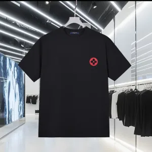 Reps AAA Louis Vuitton Short-Sleeved T-Shirt Ash Cotton