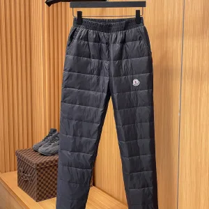 Designer Reps Monk Fleece Pants Red Duck Down Simple And Versatile Outdoor Windproof Autumn Winter Down-Proof Fabric