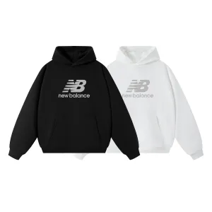 Luxury New Balance Hoodie Black