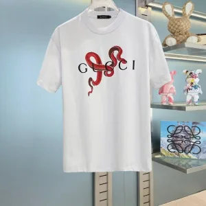 Luxury High Quality Gucci Cotton Short-Sleeved T-Shirt