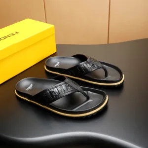 High Quality Luxury Fendi Abs Slippers