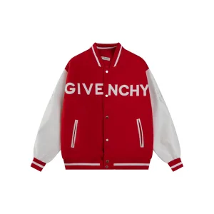 Luxury Givenchy Leather Baseball Uniform