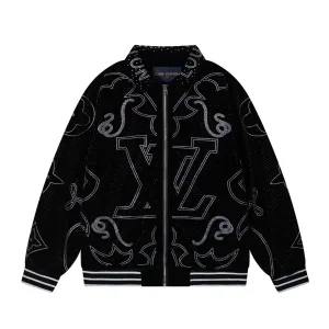 Luxury Louis Vuitton Gold Jacket For Fall