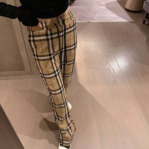 Luxury Aaa Burberry Plaid Trousers