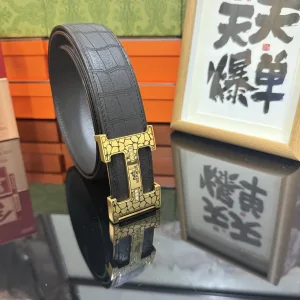 Reps Hermes Belt Deerskin