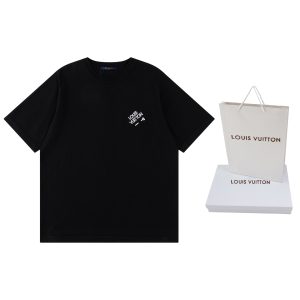 High Quality Aaa Louis Vuitton Cotton Short-Sleeved Shirt