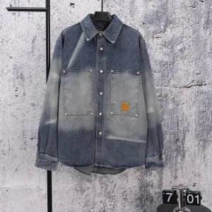 Reps Louis Vuitton Jeans Color Cotton Suede Denim Spring Summer Relaxed Silhouette