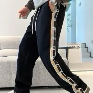 Designer Gucci Sweatpants Black