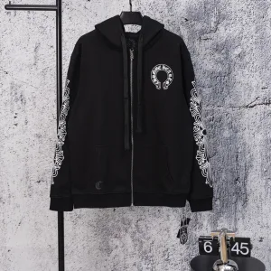 AAA High Quality Chrome Hearts Sweatshirt Red Cotton Pure Exquisite Workmanship Autumn Early
