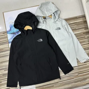 Luxury High Quality The North Face Outerwear Red Windstopper Daily Commute Spring Summer Autumn And Embroidery Color Blocking Multiple Splicing Windproof Cuffs