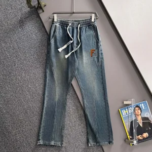 1:1 Fendi Cotton Pants For Fall