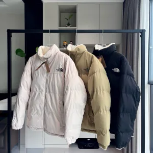 AAA Luxury The North Face Coat Red Wool Lambswool Down Fleece Winter