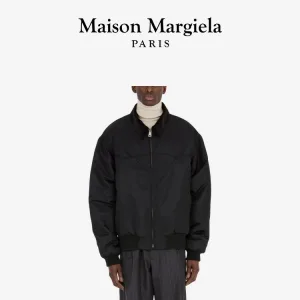 High Quality Margiela Outerwear Red Cotton Silk Nylon Fabric