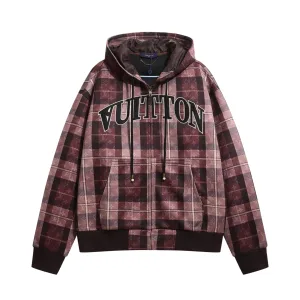 AAA Louis Vuitton Coat Red Silk