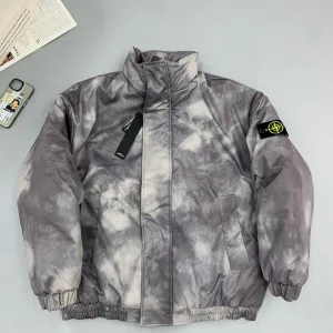 Luxury Stone Island Outerwear Color Cotton Down Patch
