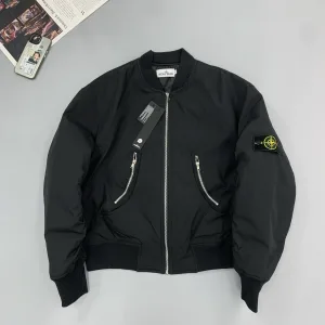 Reps Stone Island Outerwear Red Cotton Down Street Style Winter