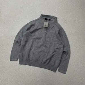 AAA Balenciaga Sweater Dark Gray Wool Blend