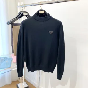 Designer Luxury Prada Wool Sweater For Autumn