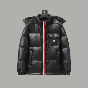 AAA Moncler Outerwear Red Duck Down Polyester Fiber Patch