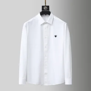 Luxury Dior Cotton Long-Sleeved Shirt