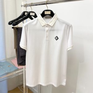 High Quality Aaa Dior Cotton Short-Sleeved Polo Shirt